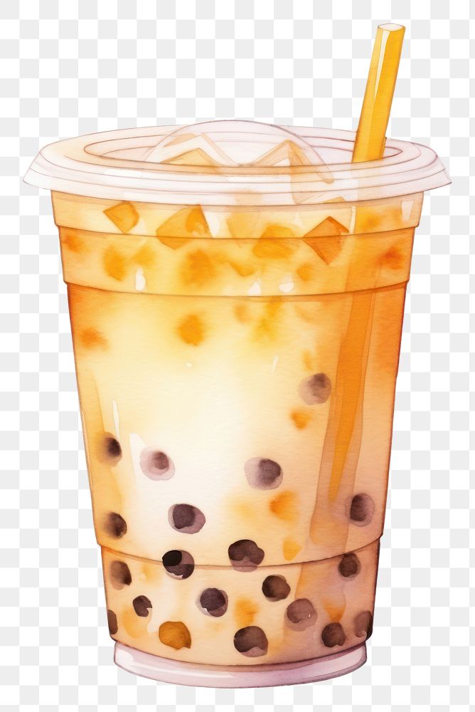 PNG Drink refreshment disposable bubble tea. 