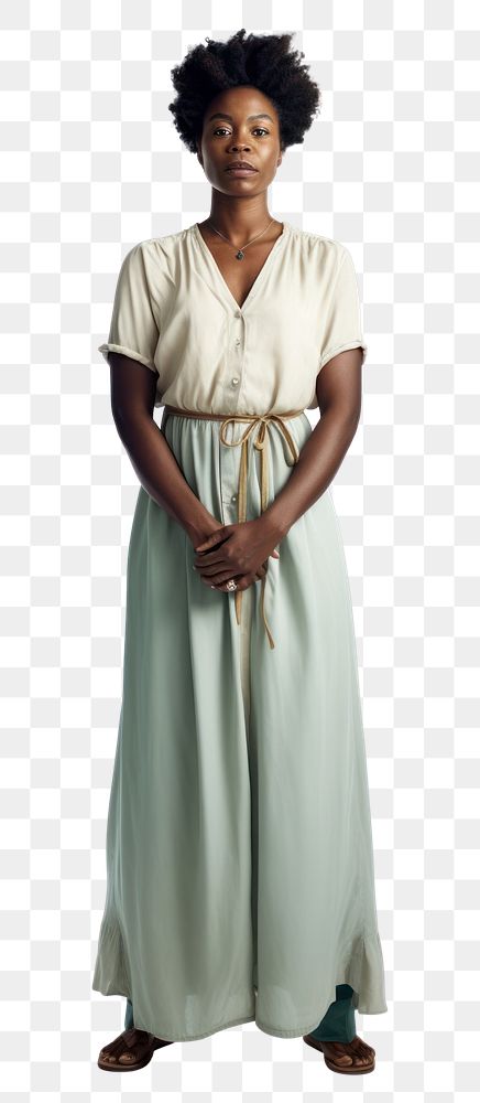 PNG Standing sleeve dress adult. 