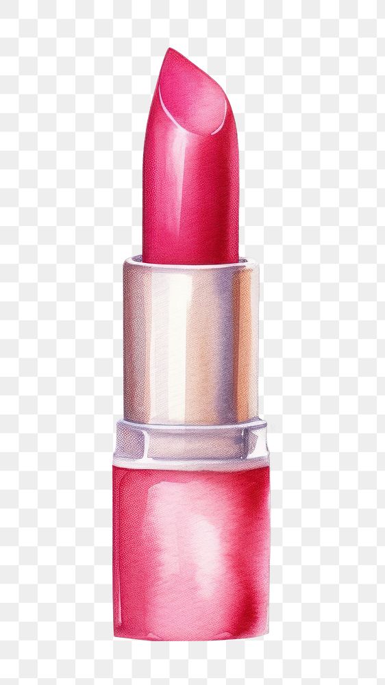 PNG Cosmetics lipstick magenta fashion. AI generated Image by rawpixel.