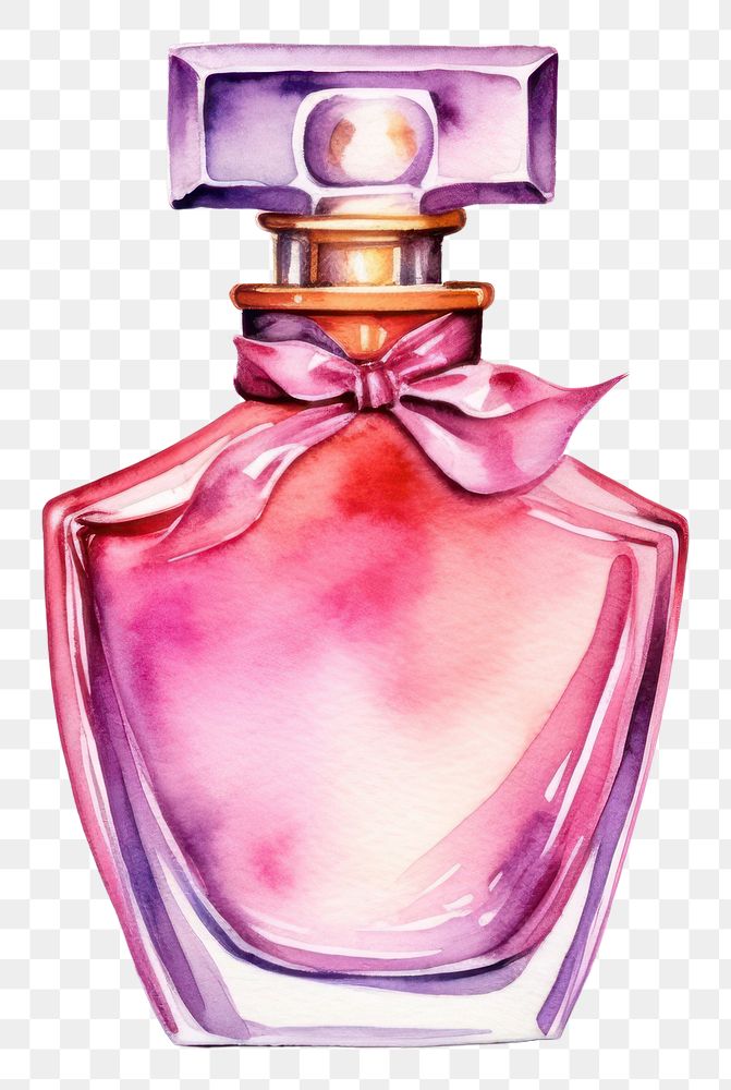 PNG Perfume bottle cosmetics creativity. AI generated Image by rawpixel.