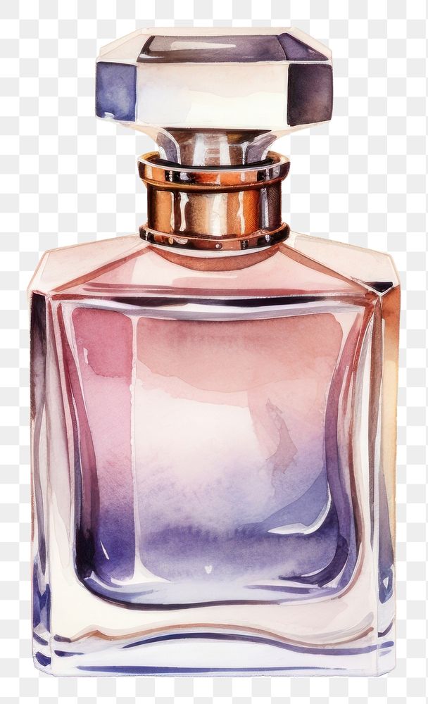 PNG Perfume bottle cosmetics container. AI generated Image by rawpixel.