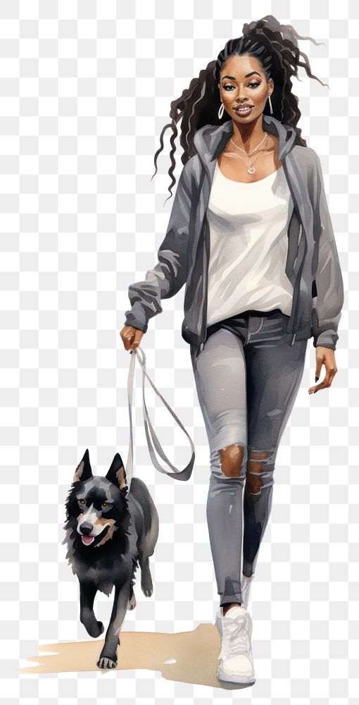 PNG Dog footwear walking mammal. AI generated Image by rawpixel.