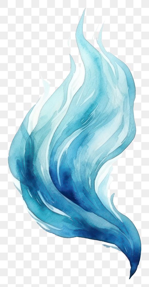 PNG Flame blue creativity turquoise. AI generated Image by rawpixel.
