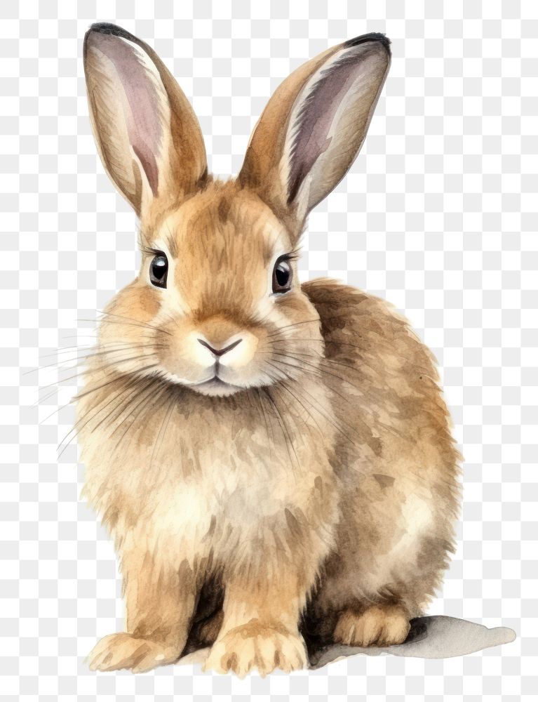 PNG Mammal animal rodent rabbit. AI generated Image by rawpixel.