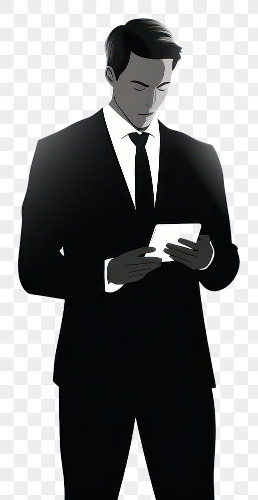 PNG Portrait tuxedo adult man. AI generated Image by rawpixel.