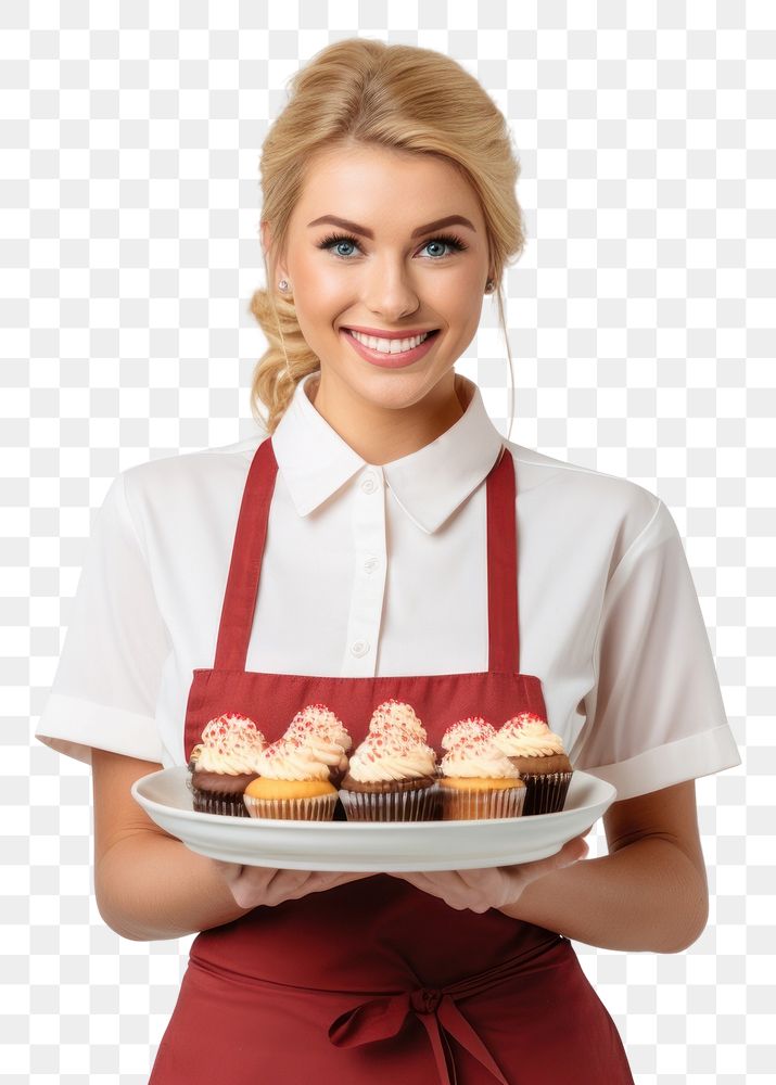 PNG Holding adult baker woman transparent background