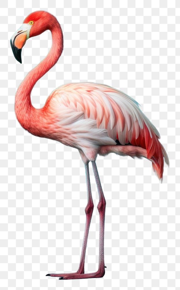 PNG Flamingo animal bird wildlife. AI generated Image by rawpixel.