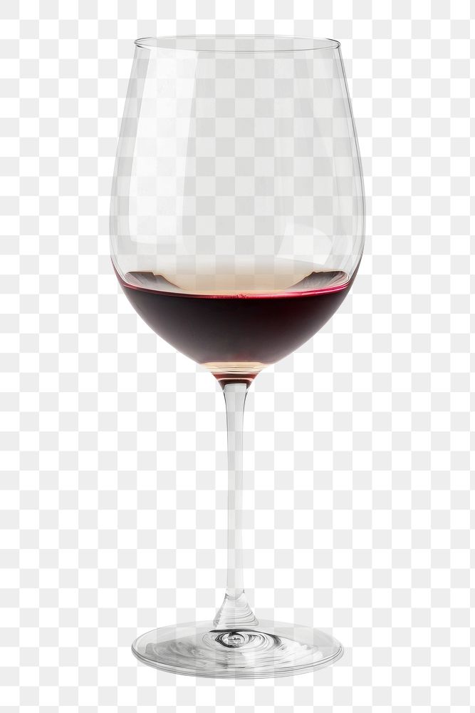 PNG Photo of a wine glass on a solid white background --ar 3:2