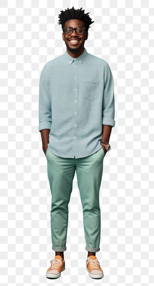PNG Standing adult outerwear trousers. AI generated Image by rawpixel.