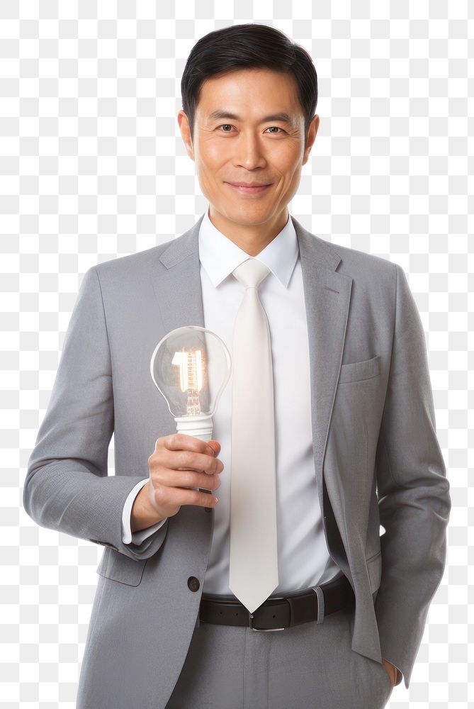 PNG Lightbulb adult accessories efficiency. AI generated Image by rawpixel.