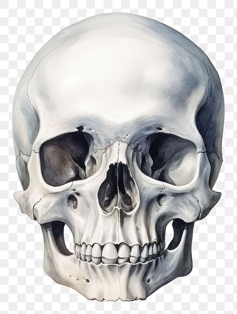 PNG Human white background anthropology human skull. 