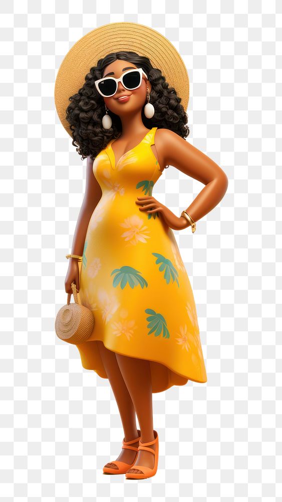 PNG Dress summer doll toy. 