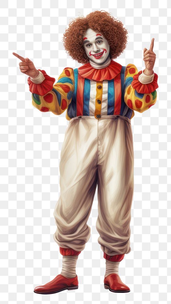 PNG Clown costume transparent background celebration