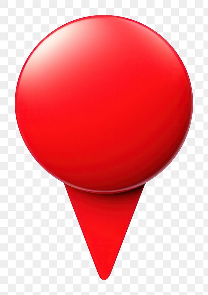 PNG Sphere pin transparent background balloon. 