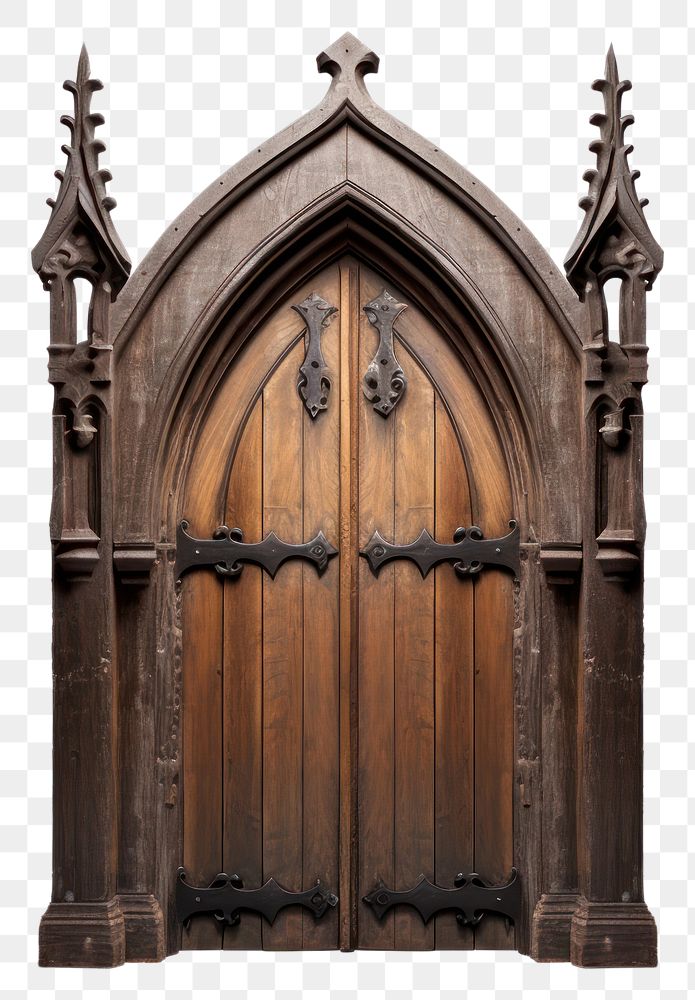 PNG Door wood architecture gate. AI generated Image by rawpixel.