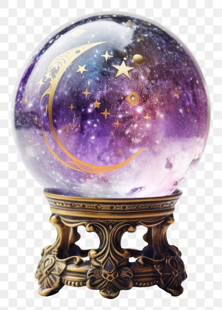 PNG Astronomy crystal sphere purple