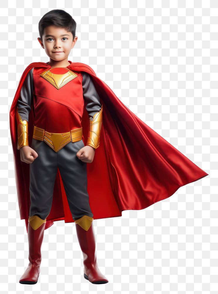 PNG Costume superhero child boy. AI generated Image by rawpixel.