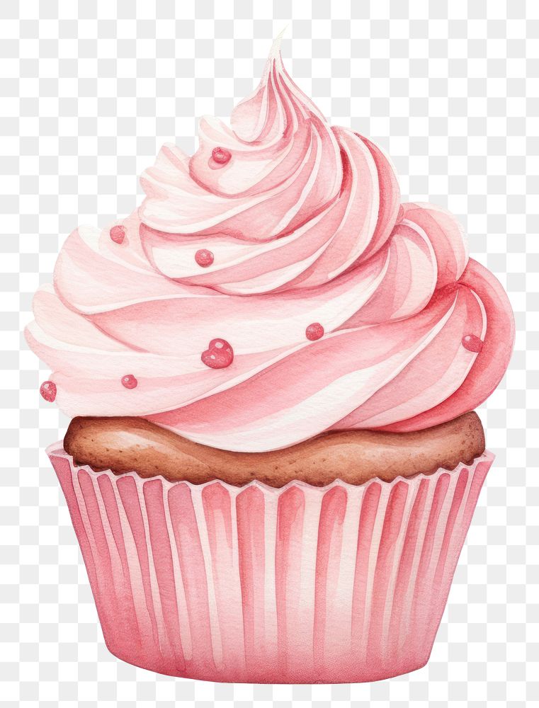 PNG Cupcake dessert icing cream. 