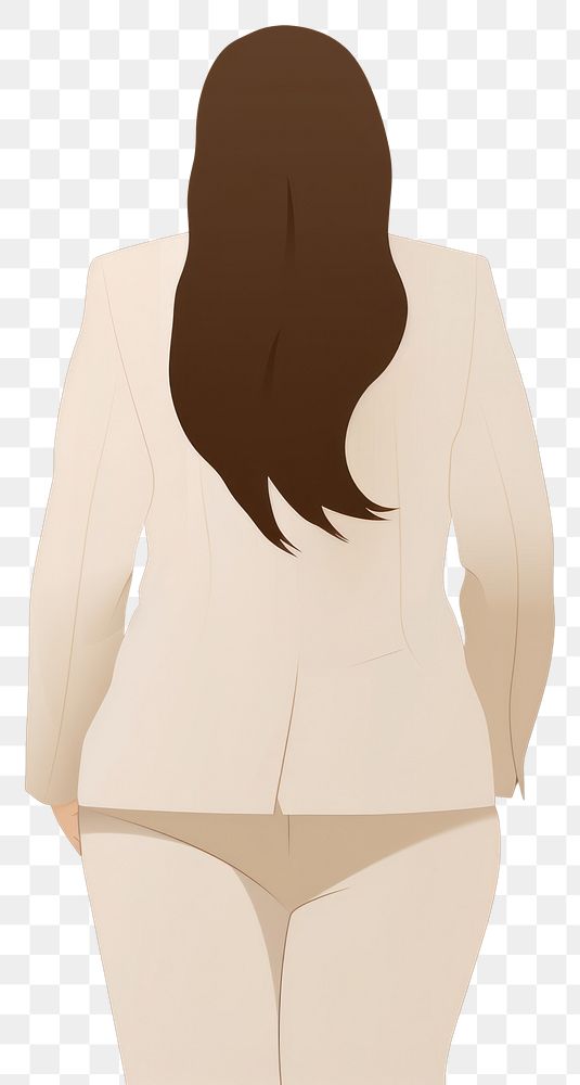 PNG Female adult white suit. AI generated Image by rawpixel.