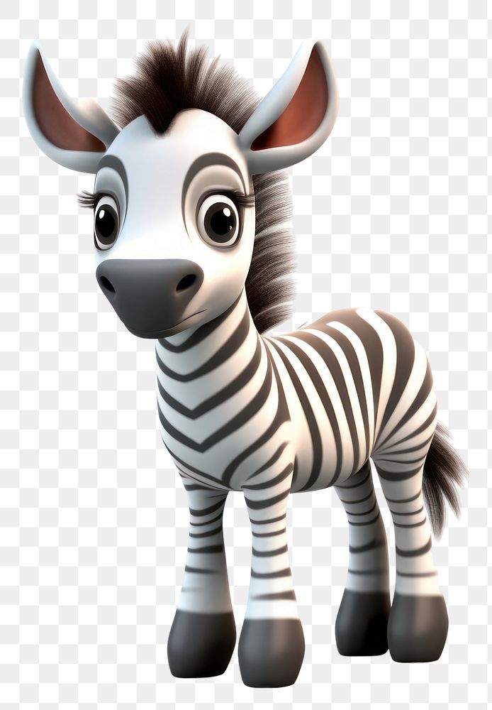 PNG Zebra wildlife cartoon animal