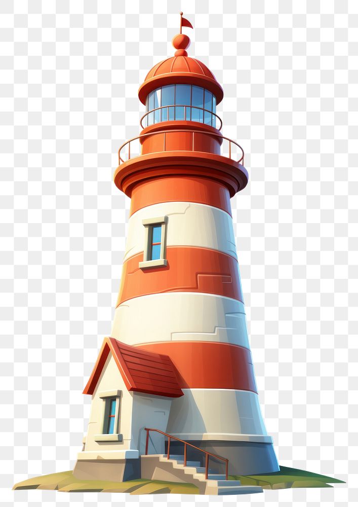 PNG Lighthouse architecture building tower transparent background