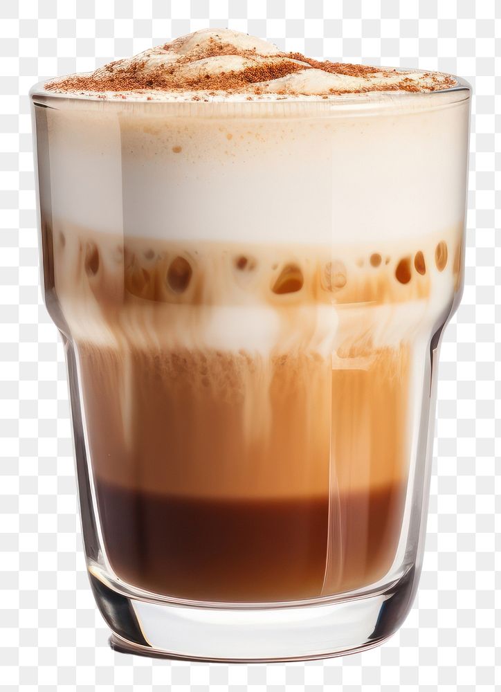 PNG Cappuccino dessert coffee latte. AI generated Image by rawpixel.