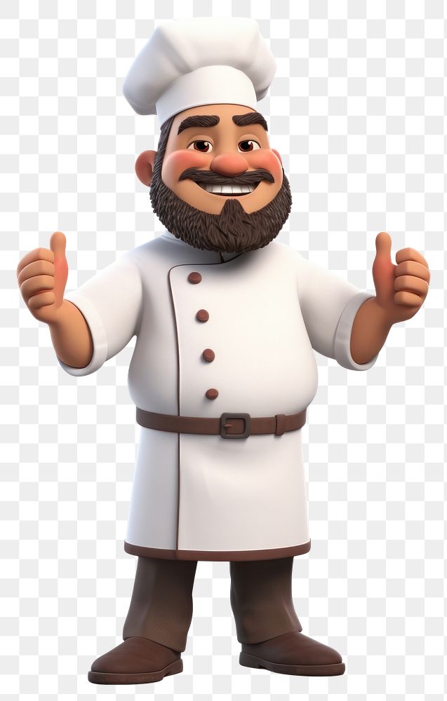 PNG Smiling chef transparent background celebration. 