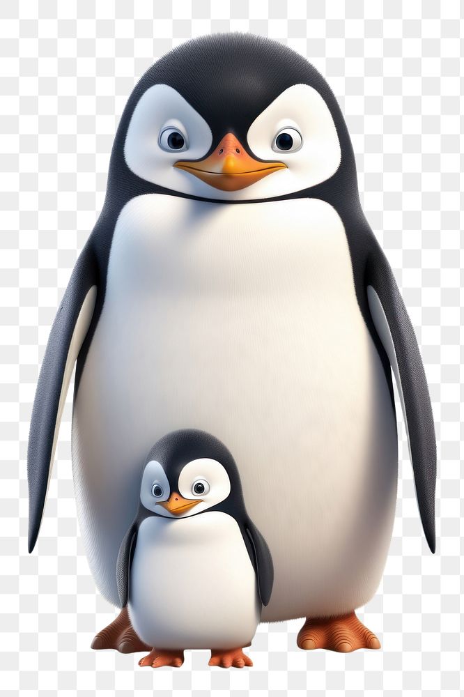 PNG Penguin cartoon animal bird. AI generated Image by rawpixel.