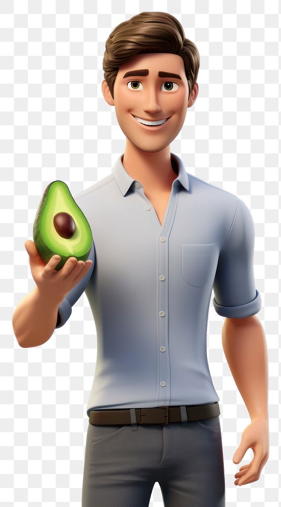 PNG Small avocado cartoon adult fruit. AI generated Image by rawpixel.