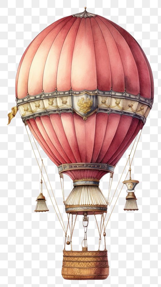 PNG Hot air balloon aircraft vehicle hot air balloon. AI generated Image by rawpixel.