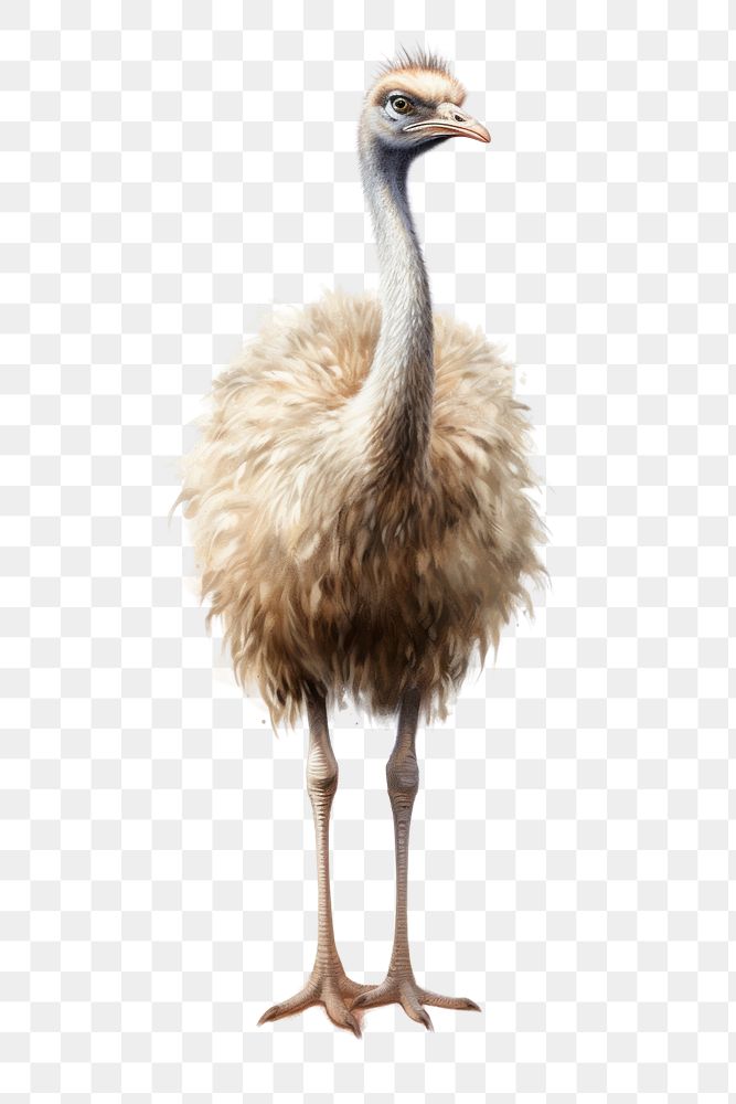 Ostrich animal bird beak. AI generated Image by rawpixel.