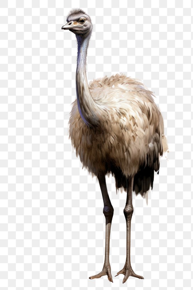 Animal bird beak emu. AI generated Image by rawpixel.