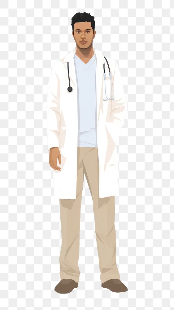 PNG Doctor adult man stethoscope. AI generated Image by rawpixel.