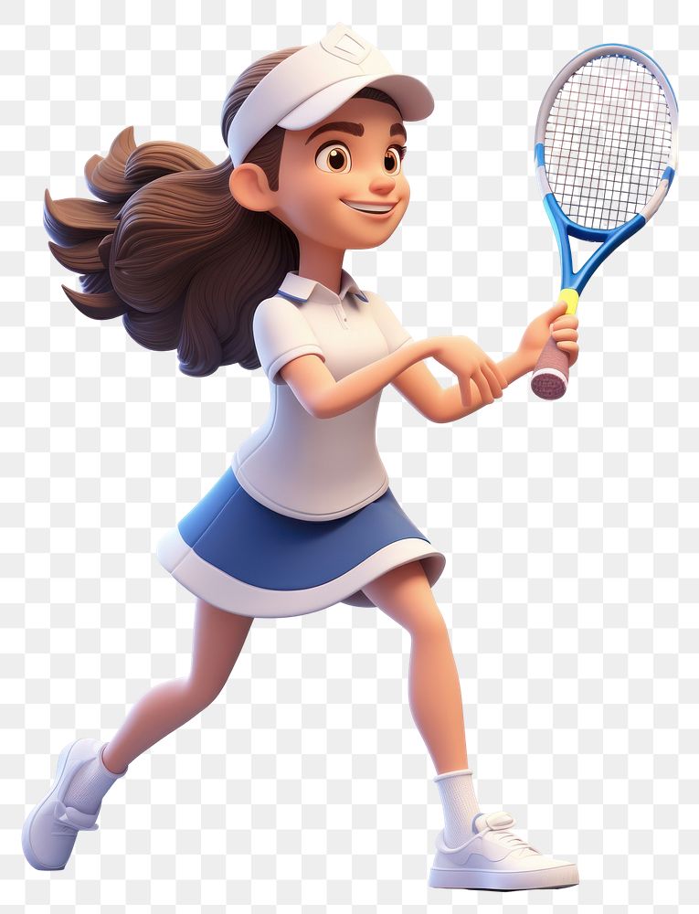 PNG Tennis cartoon sports racket. 