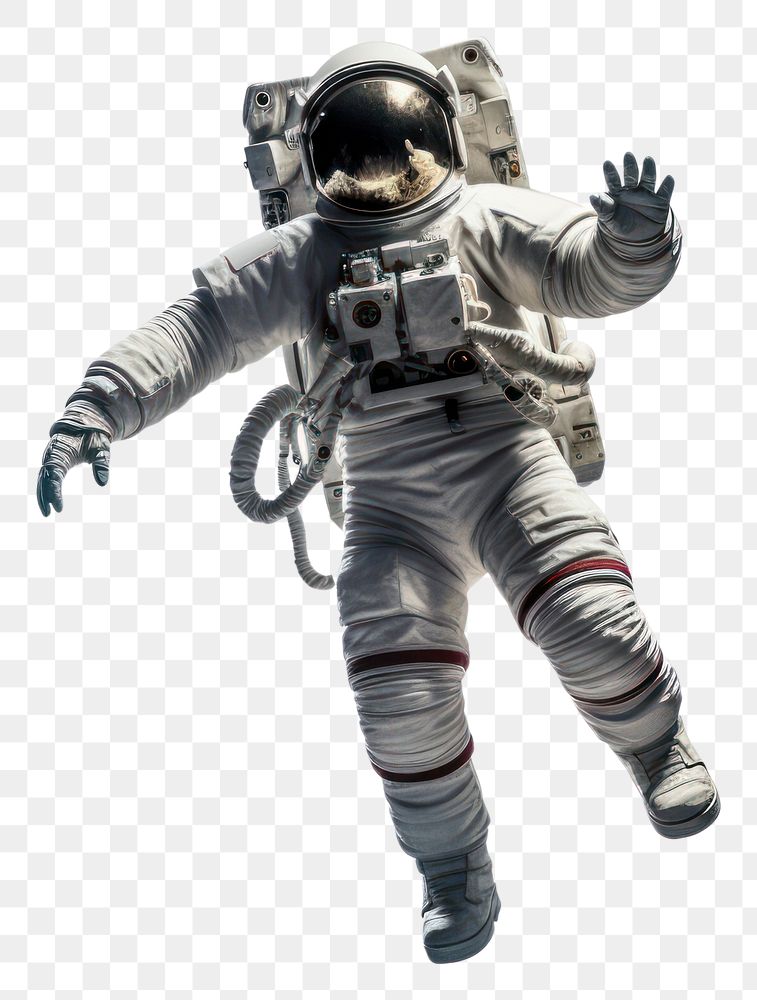 PNG Astronaut white background protection astronomy. AI generated Image by rawpixel.