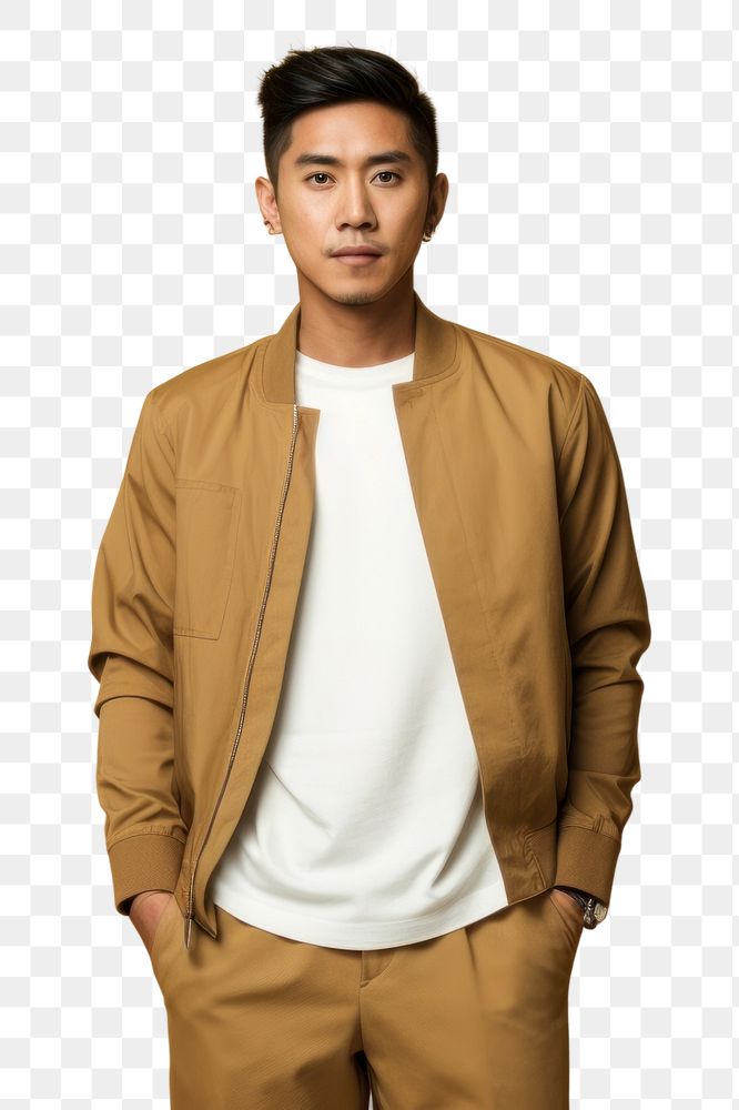 PNG Standing portrait blazer adult. AI generated Image by rawpixel.