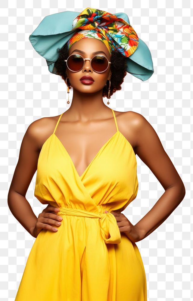 PNG Fashion sunglasses portrait dress. AI generated Image by rawpixel.