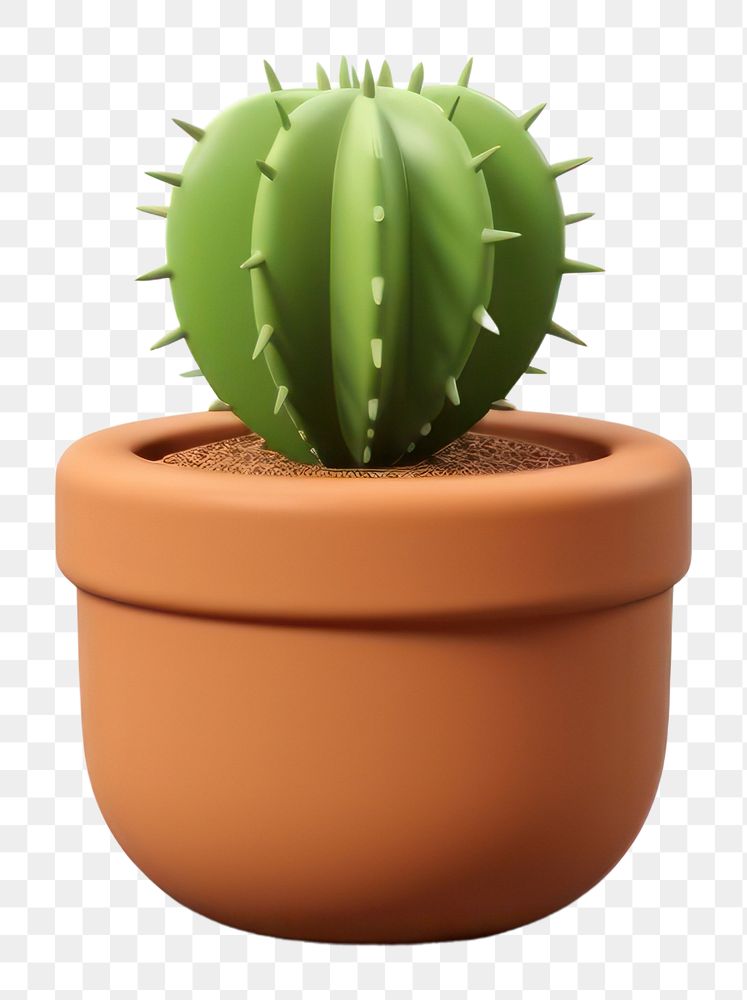 PNG Cactus plant green white background. AI generated Image by rawpixel.