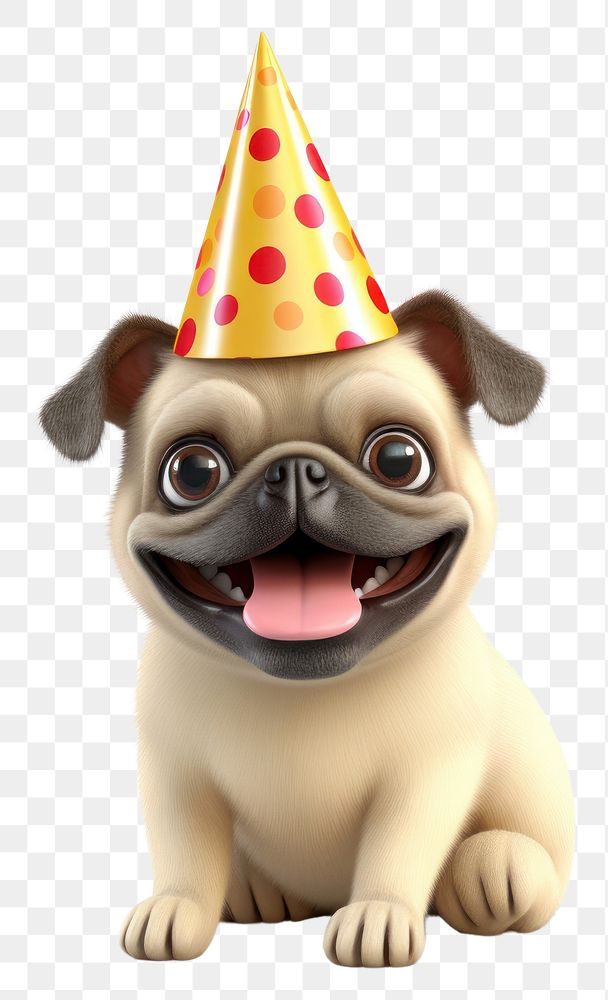 PNG Dog birthday mammal animal. AI generated Image by rawpixel.