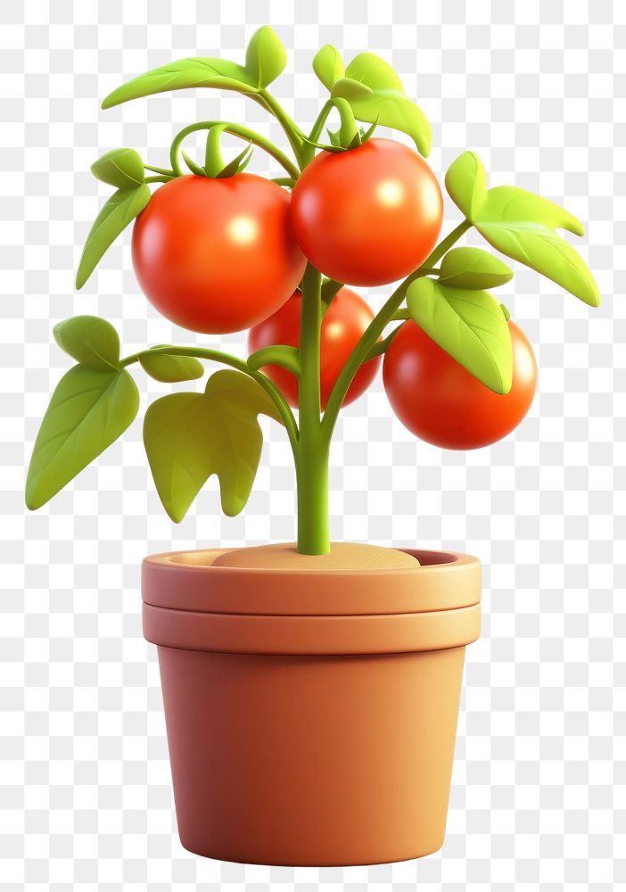 PNG Tomato plant vegetable fruit. AI generated Image by rawpixel.