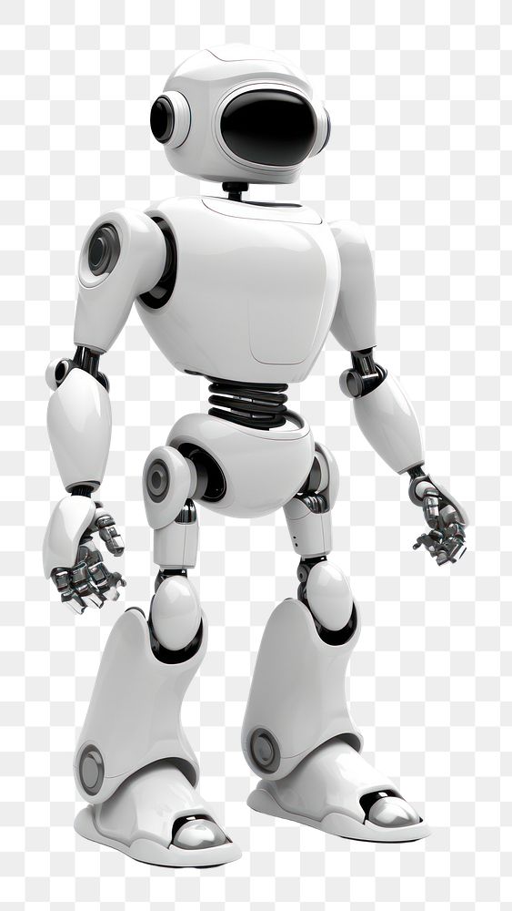 PNG Robot cartoon white human. AI generated Image by rawpixel.