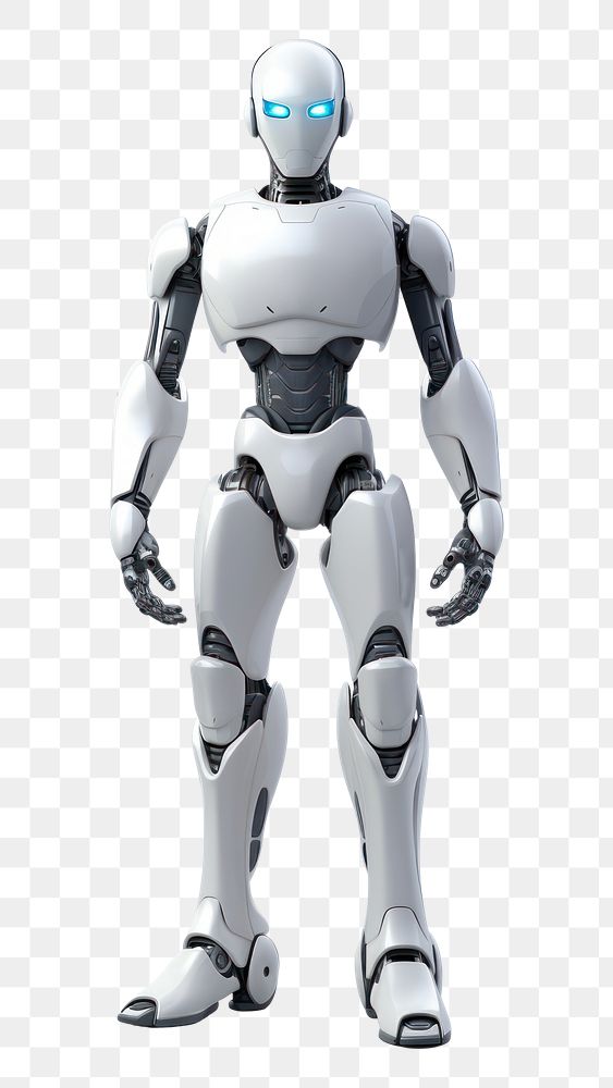 PNG Robot cartoon white human. AI generated Image by rawpixel.