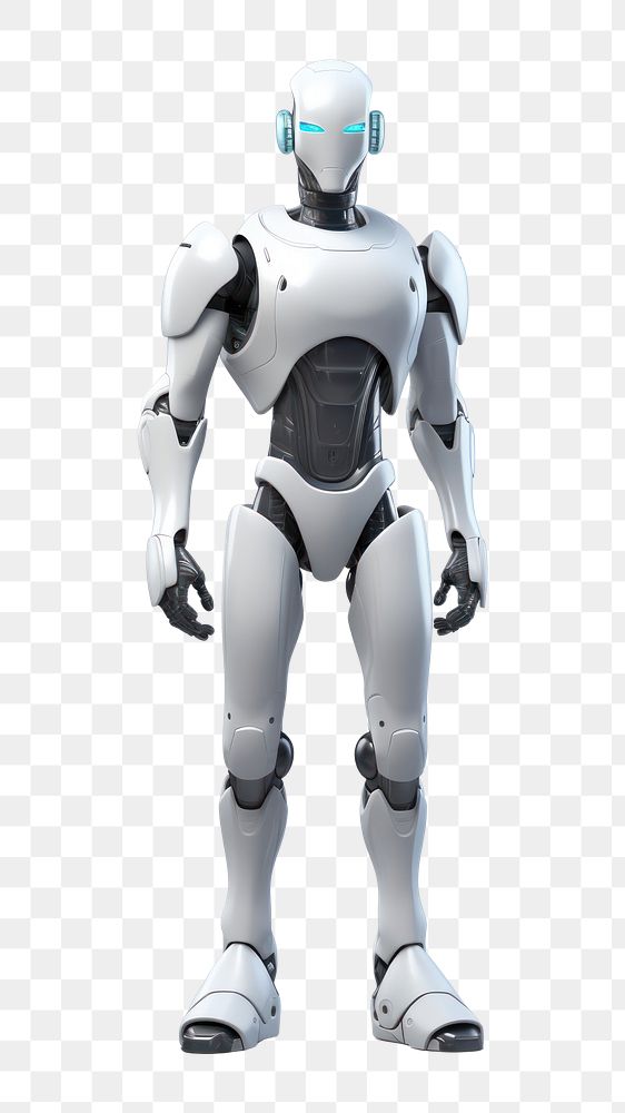 PNG Robot cartoon human white background. AI generated Image by rawpixel.