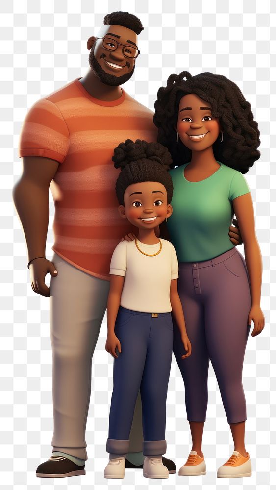 PNG Cartoon family adult transparent background. AI generated Image by rawpixel.