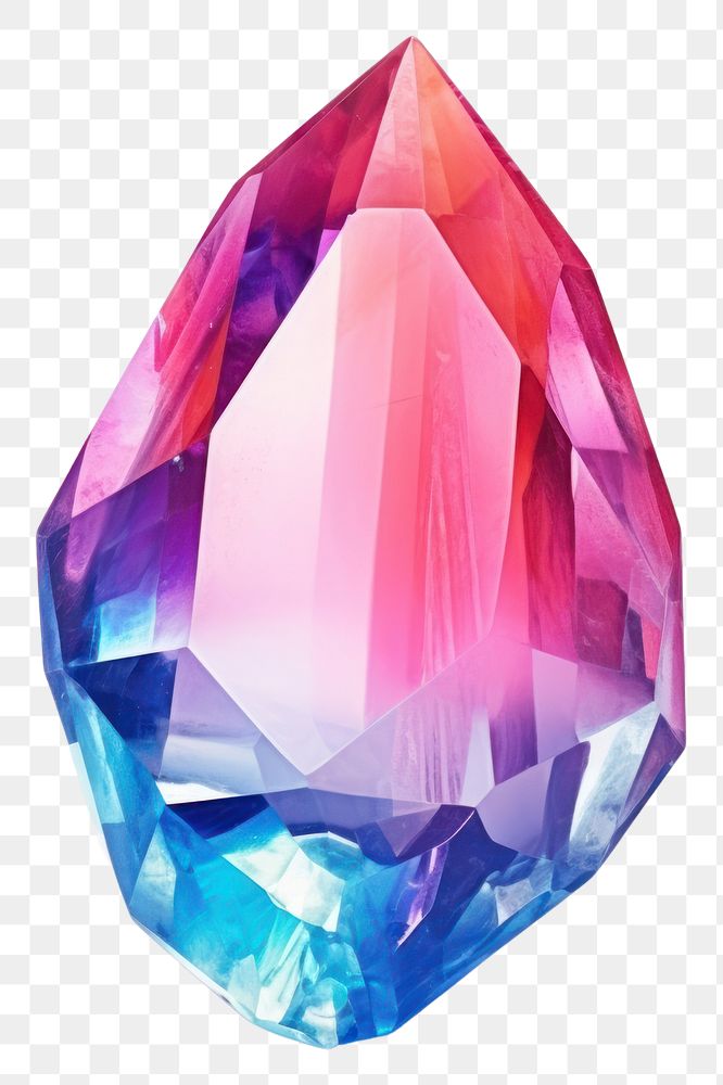 PNG Crystal gemstone amethyst jewelry. AI generated Image by rawpixel.