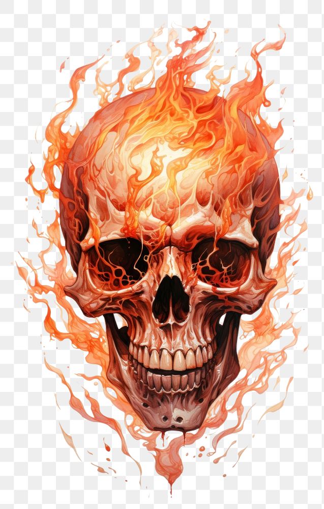 PNG Fire creativity glowing anatomy transparent background