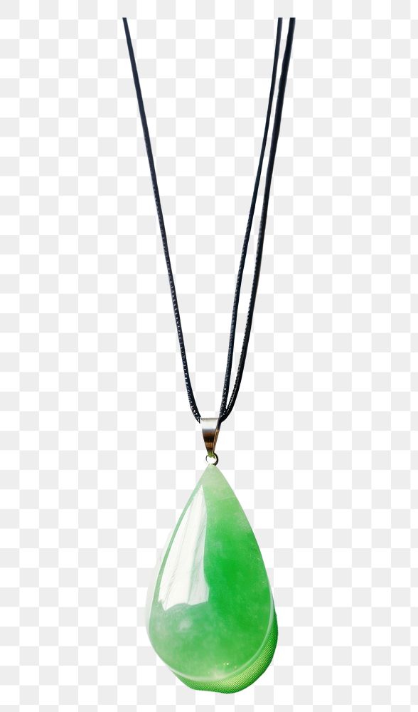 PNG Jewelry jade necklace gemstone. AI generated Image by rawpixel.