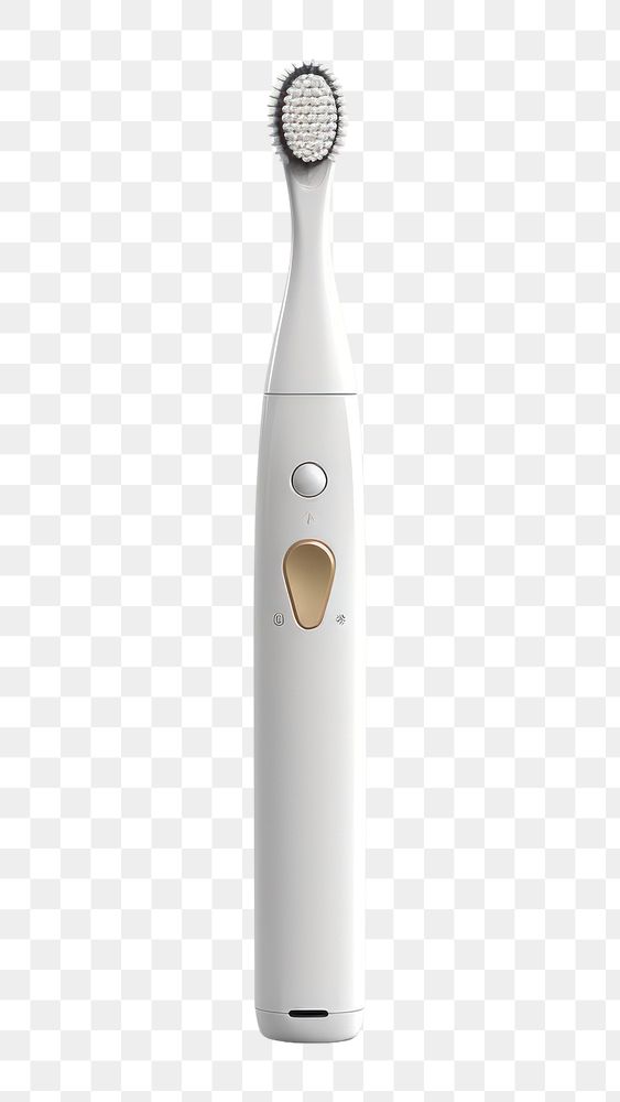 PNG  Toothbrush white background lighting device. AI generated Image by rawpixel.