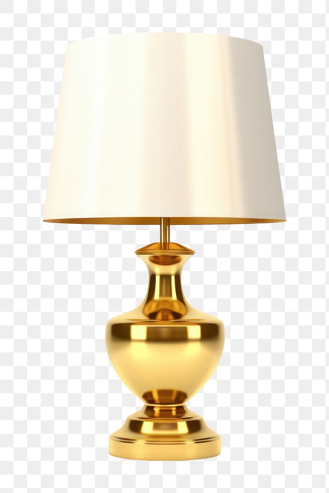 PNG Lamp lampshade table gold. 