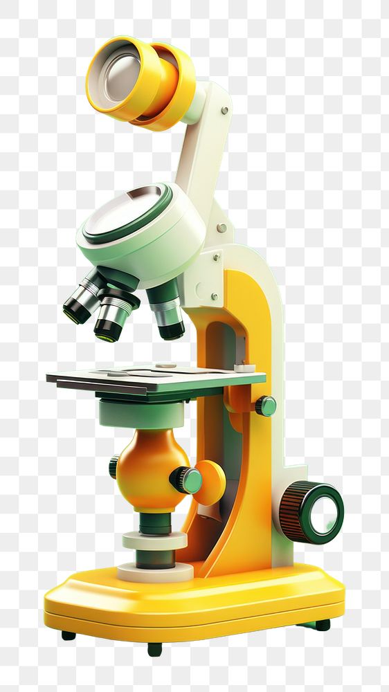 PNG Microscope cartoon magnification technology. 